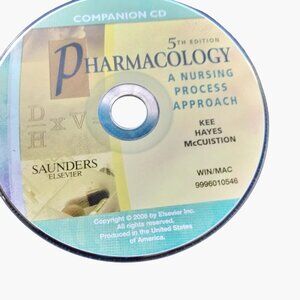 Pharmacology A Nursing Process Approach CD Kee Hayes McCuistion